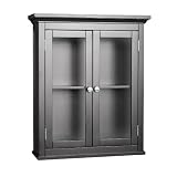 Elite Home Fashions 7619 Madison Avenue Wall Cabinet Dark Espresso