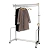Alba Coat and Garment Rack Mobile Lockable Castors Capacity 40-50 Hangers