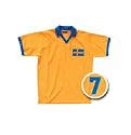 Hemden Dienst Retroshirt Schweden, Gr&ouml;&szlig;e S, gelb