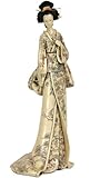 Best Interesting Unusual Unique Mother's Day Gifts 2011 - 18" Geisha Figurine Statue w/ Flower Vine Kimono