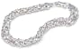 Sterling Silver Byzantine Bracelet, 8"
