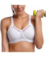 La Isla Women's High Impact Underwire Non Padded Powerback Support Sports Bra