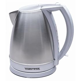 Toastess TJK-377 Stainless-Steel 1-1/4-Quart Cordless Electric Kettle