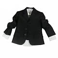 Edel Kinder Babyanzug Agentanzug Anzug Set, 5teilig, bestehend aus Anzug, Hemd, Hose, Weste und Krawatte, Uni-Dunkelblau Gr.68 bis 158 OVP