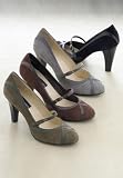 J.G.Hook® Suede Mary Jane Pumps