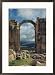 Triumphal arch of Jerash Subject Framed Art Poster Print by Maynard Owen Williams, 21x29