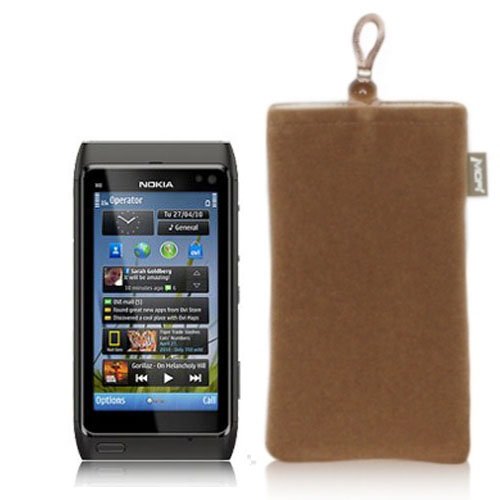 Genuine MOFI Fashion Pouch for Nokia N8 - COFFEE