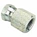 1/2in. NPSM x 1/2in. NPTF Straight F Swivel Adapter
