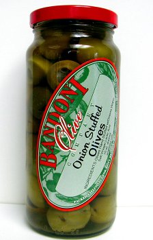 Sicilian Style Onion Stuffed Olives 10 oz by Misty Meadows