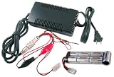 Combo: Tenergy Universal Smart 3A Battery Charger (Hybrid): 7.2V - 12V + Tenergy 8.4V 5000mAh Flat NiMH Battery Pack w/ Tamiya Connector