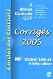 Mathématiques et Informatique MP