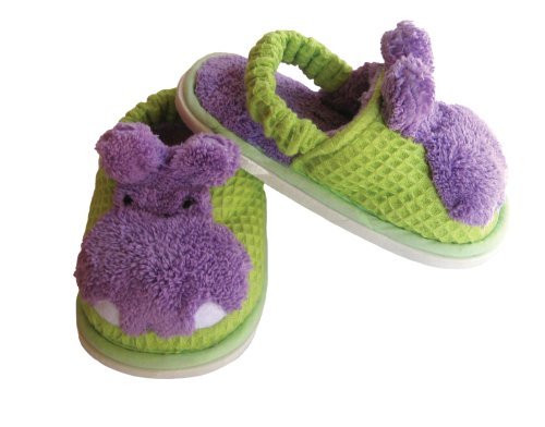 Childrens Toyshop  Toys : Aquatopia Cosy Cuddles 3D Plush Slippers - Ages 2-3yrs (Hippo)