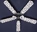Nursery Ceiling Fans – 52″ Zebra Skin w/ light