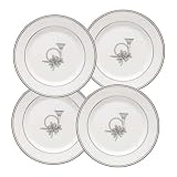 Lenox Federal Platinum Seasonal Dessert Plates, S/4