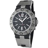Bvlgari Diagono Titanium and Black Rubber Mens Watch TI44BTAVTDSLN by Bvlgari