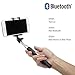 Selfie Stick, Mabee®【the Newest】Foldable Self Portrait [Battery Free] Monopod Extendable Wireless Bluetooth Selfie Stick with Built-in Wireless Bluetooth Remote Shutter with Adjustable Phone Holder for iPhone 6s 6splus 6 6Plus, iPhone 5 5s 5c, iPhone 4 4s, Samsung Galaxy S6,s6 Edge,s5, Note 4 3 2 , Camera Video Smartphones , Gopro, Dslr, Us Warranty & Support (Black)