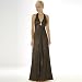 Formal Evening Gown. Satin Halter Dress for Prom, Party, Wedding by Sean Collection (448)