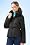 Long Sleeve Funnel Neck Quilted Puffer Jacket