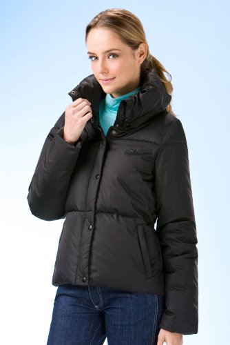 Long Sleeve Funnel Neck Quilted Puffer Jacket