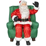 Gemmy 11099 Airblown Sitting Santa
