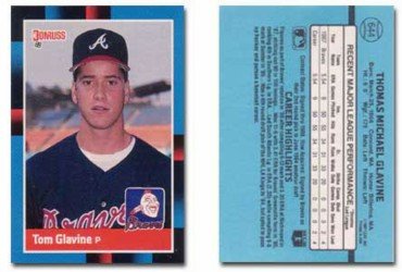 1988 Donruss Tom Glavine Rookie Baseball Card #644 - Shipped In Protective Display Case!
