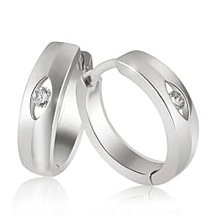 Goldmaid Damen-Creolen 925 Sterlingsilber 2 Zirkonia Co O429S