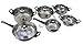 12 Piece Stainless Steel Saucepan Set Cookware Pans