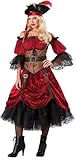 IMAGE OF In Character Costumes, LLC Women's Swashbucklin Scarlet Costume