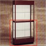 Heritage 8949 Series Floor Case (Hardwood Finish) Case Back: Plaque Fabric, Wood Color: Honey Maple