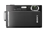 Sony Cybershot DSCT-300B Digitalkamera (10 Megapixel, 5-fach opt. Zoom, 8,9 cm (3,5 Zoll) Display, Bildstabilisator) schwarz