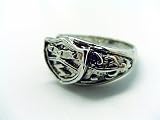 Katekyo Hitman Reborn Cosplay Costume Accessories - Vongola Metal Ring of Thunder V2