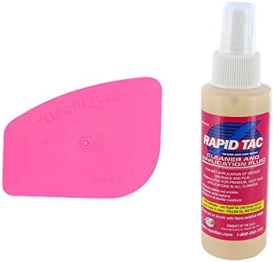 Lil Chizler & Rapid Tac Application fluid for Vinyl Wraps Decals Stickers 4oz