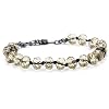 Pilgrim Damen-Armband Party Hematite Braun 17 cm + 3 cm 675-502