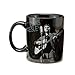 Vandor 47462 Elvis Presley Wertheimer 12 oz Ceramic Mug, Black, White, and Blue