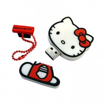 Red Hello Kitty key chain 2GB Usb Flash Drive