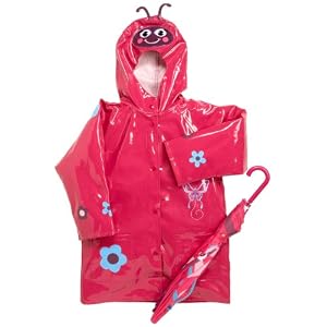 Western Chief Toddler/Little Kid Butterfly Rain Jacket/Umbrella Set
