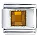 Jewelry : November Topaz Birthstone Italian Charms Bracelet Link