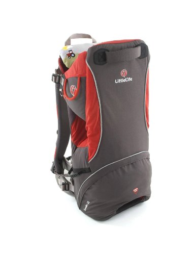 Buy Low Price Cozy Littlelife Traveler Child Carrier, Red/Charcoal L10540