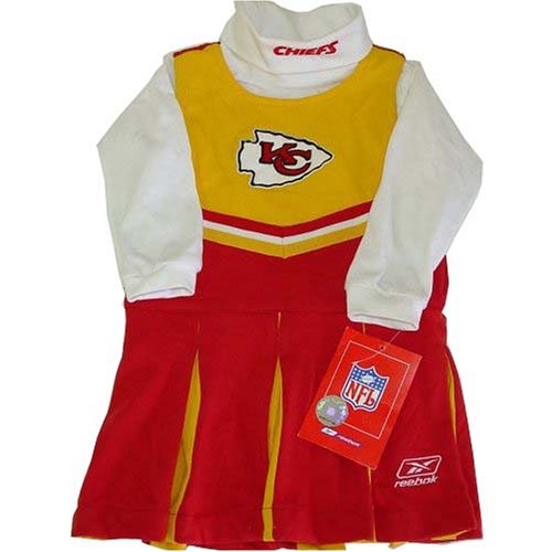Kansas City Chiefs NFL Toddler Cheerleader Halloween Costume 2T