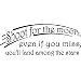 SHOOT FOR THE MOON....WALL SAYINGS WORDS QUOTES STICKERS DECALS, KELLY GREEN