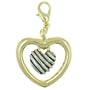 Heart Inside A Gold Charm