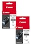 Canon BCI-3eBk Black Ink Tank Twin Pack (4479A003-Bundle)