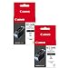 Canon BCI-3eBk Black Ink Tank Twin Pack (4479A003-Bundle)