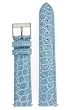 Watch band Genuine Crocodile Strap 20mm Light Blue