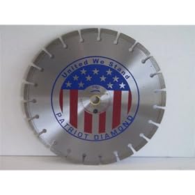 12 x .125 Patriot Diamond Blade - Supreme Cured Concrete General Purpose Blade by Patriot Diamond Inc.
