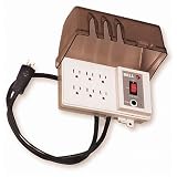Hubbell All-Weather 30-Inch 6 Grounded Outdoor Outlet Strip with 3-Position Switch