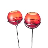 Leonardo 086515 - Set Gartenlicht Ball rot