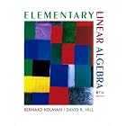Elementary Linear Algebra (8th Edition) by Bernard Kolman and David R. Hill