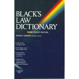 Black's Law Dictionary (Black's Law Pocket Dictionary)