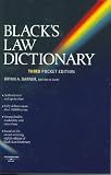 Black's Law Dictionary (Pocket), 3rd Edition